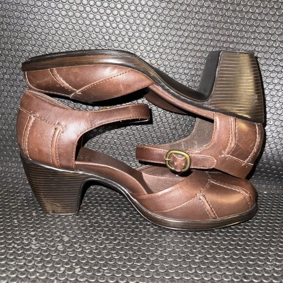 Dansko Diana Mary Jane Brown Leather Round Toe Buckle Strap Shoes Womens 38 (8) - Picture 5 of 8